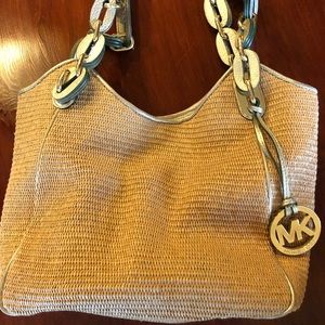 Michael Kors Straw Handbag